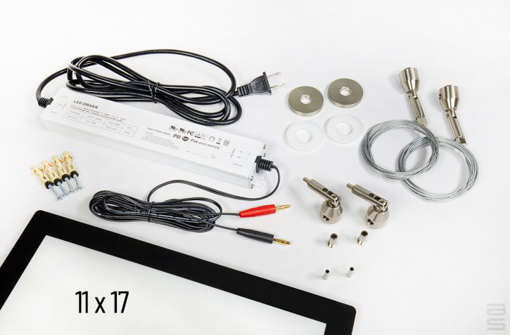 All-in-One Display It LED Articulated Piers Kit, Tabloid (11 x 17)