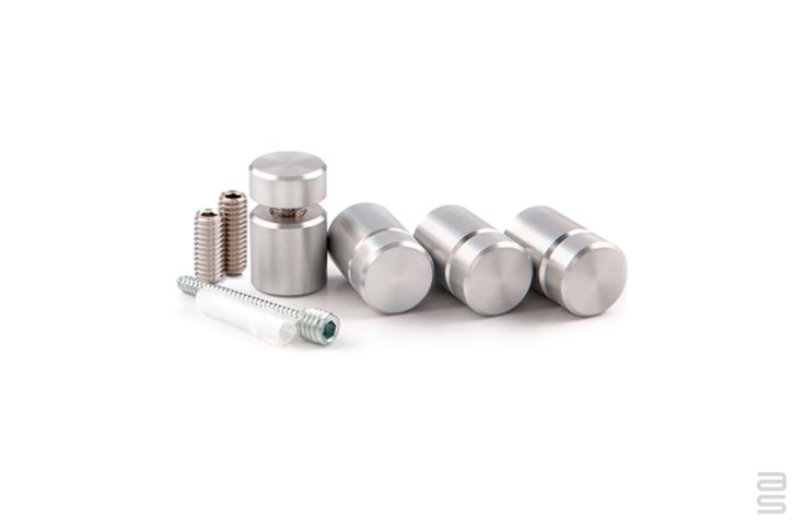 3/4" Aluminum Standoff Kit for Large Signs & Thick Panel Displays