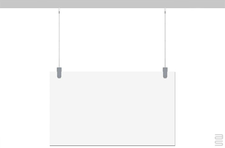 Classic Ceiling Track Signage Kit
