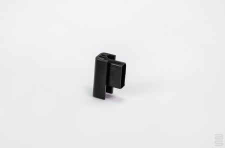Click Rail End Cap, Single - Black