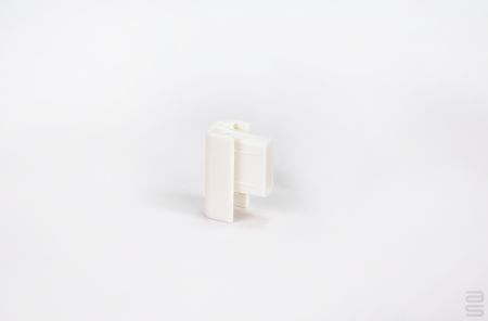 Click Rail End Cap, Single - White