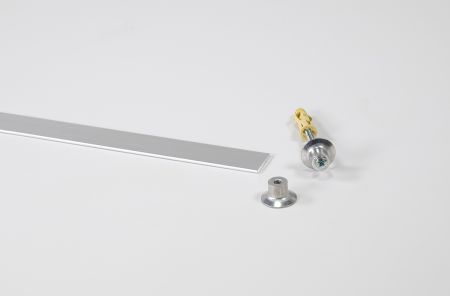 Rail Contempo® - naturel, 72 po (180 cm) avec ens. installation
