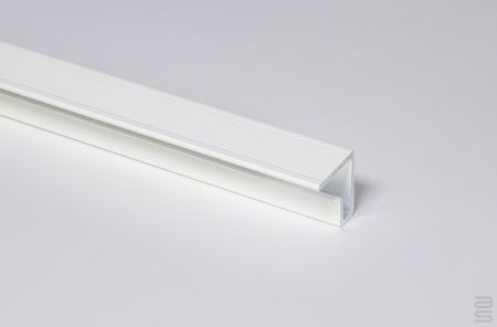 Classic Ceiling Track - Warm White (RAL 9010), 72-in (180 cm) with installation hdw.