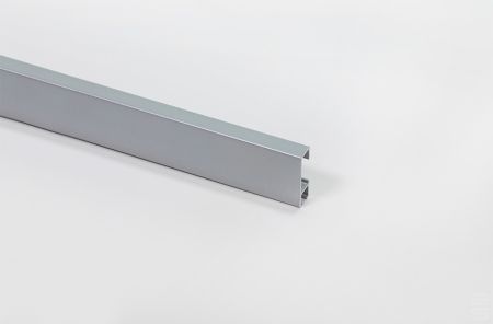Click Rail Track - Silver Painted, 72-in (180 cm) with installation hdw.