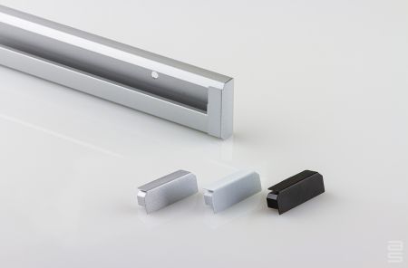 Classic Wall Track End Cap, Single