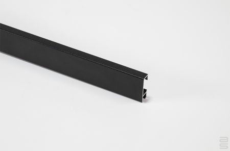 Click Rail Track - Black, 72-in (180 cm) with installation hdw.