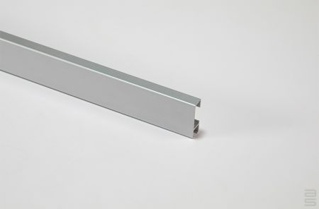 Click Rail Track - Silver Anodized, 72-in (180 cm) with installation hdw.