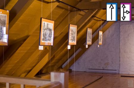 Afficher des oeuvres là  É les murs sont inexistants