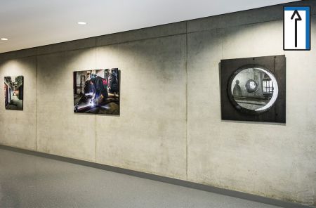 Hanging art on concrete walls is a challenge