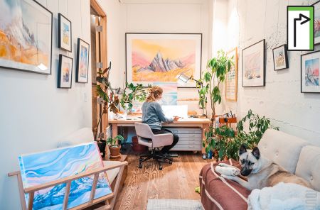 Creating an Art Studio – A Versatile and Functional Hanging Solution