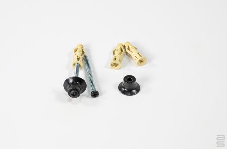 Contempo Track Installation Hardware - Black