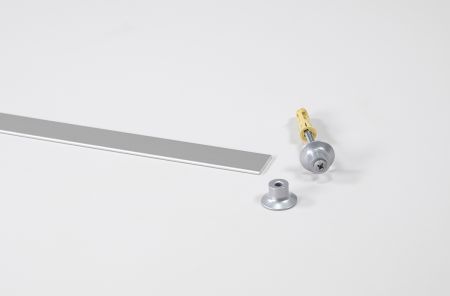 Contempo® Track - Silver, 72-in (180 cm) with installation hdw.
