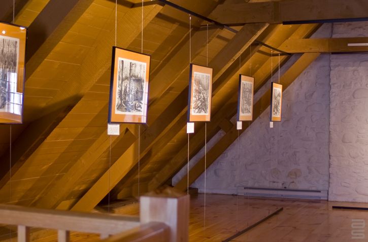 Afficher des oeuvres là É les murs sont inexistants