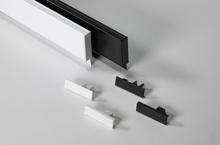 Paire d'embouts, rail pour pochette Smart