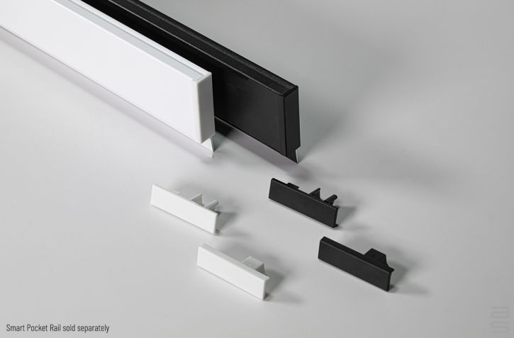 Smart Pocket Rail, End Cap, Pair