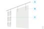Hanging Display System avoids damage in exhibit