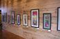 Picture Hanging System protects Oak covered Walls