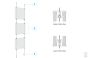 Display Hanging System hangs panels in niche