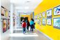 Casso Rail: Art Display Rail for School Hallways