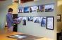 Ergonomic display rail system for a creative office space