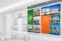 Ingenious Hanging Display for Office Hall