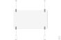 Tensioned Fixed Piers - Covid-19 Protection Kit - Hanging System for Plexiglass / Glass