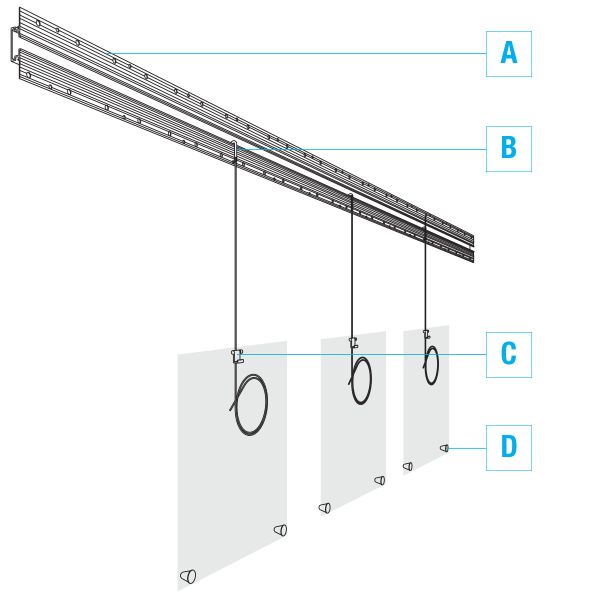 Flexible Hanging System Built into Wall – The Ultimate Adaptive Display ...