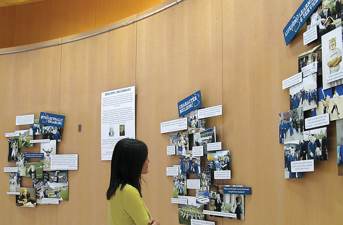 Sleek hanging rail for residential and commercial