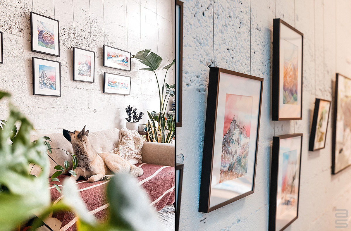 A Flexible & Functional Display Solution for Creating a Home Art Studio