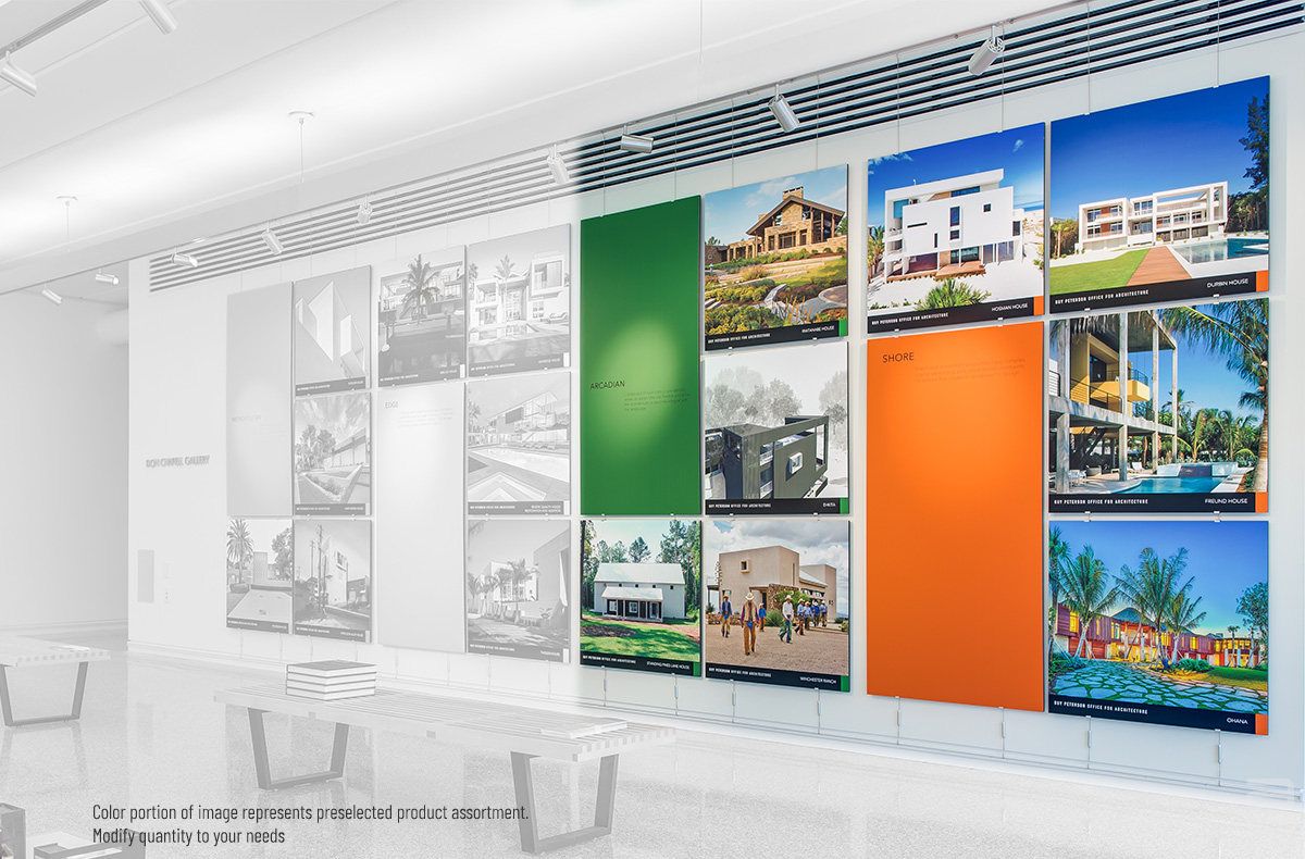 Ingenious Hanging Display for Office Hall | AS Hanging
