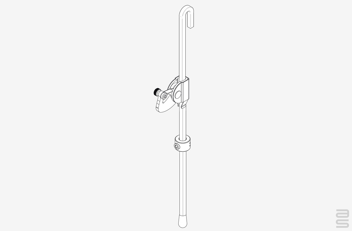 Anti-theft Secure Rod Kit