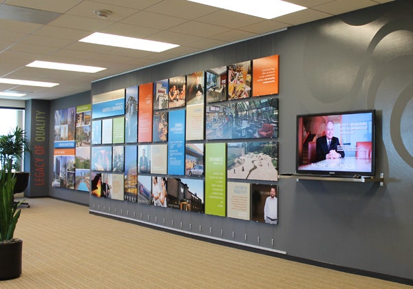 Irvine Company Branding Walls as Professional as Its Buildings | AS Hanging