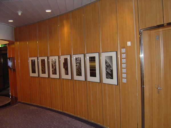 Hanging Art with Tensioned Frame on Cruise Ship Walls