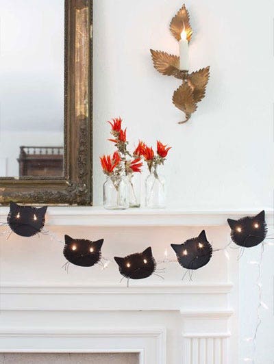 Cat Face Garland