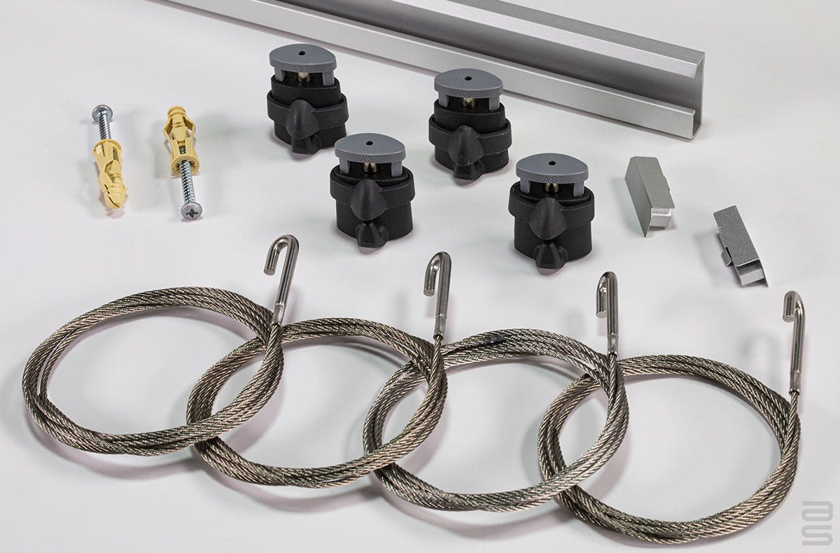 Classic Wall Track Complete Kit