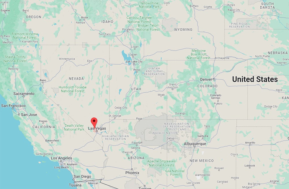 Central Location in the Western United States
