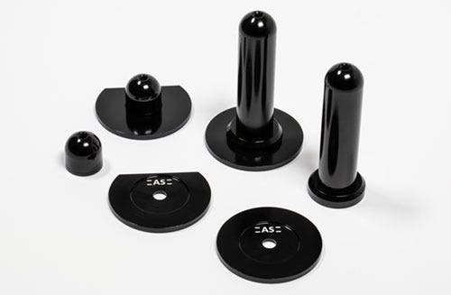 Black Fixed Piers & Mounting Plates Black Fixed Piers & Mounting Plates
