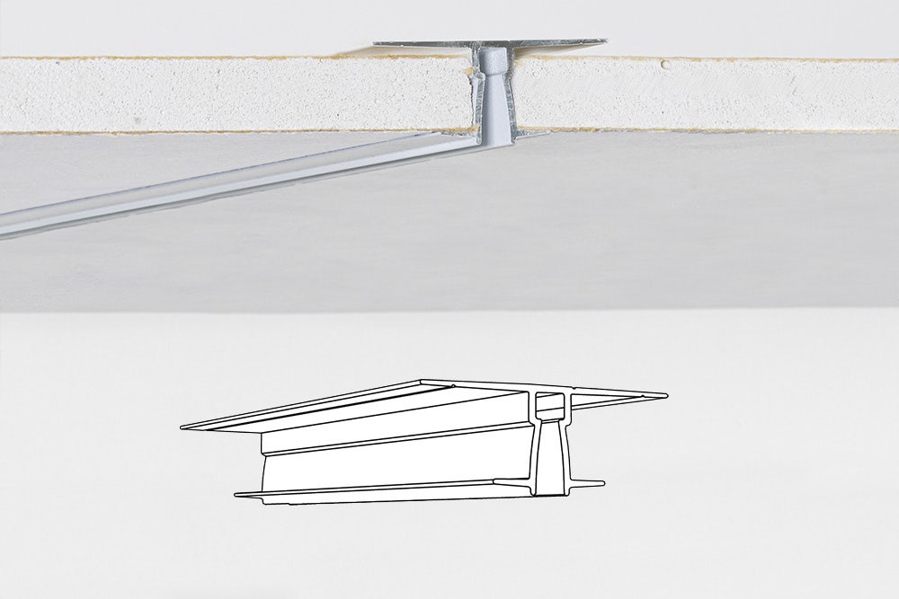 Shadowline Ceiling Track, in-line Shadowline Ceiling Track, in-line