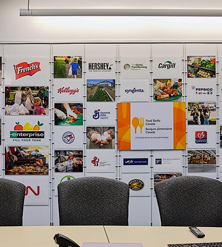 Art displayed in workplace Art displayed in workplace