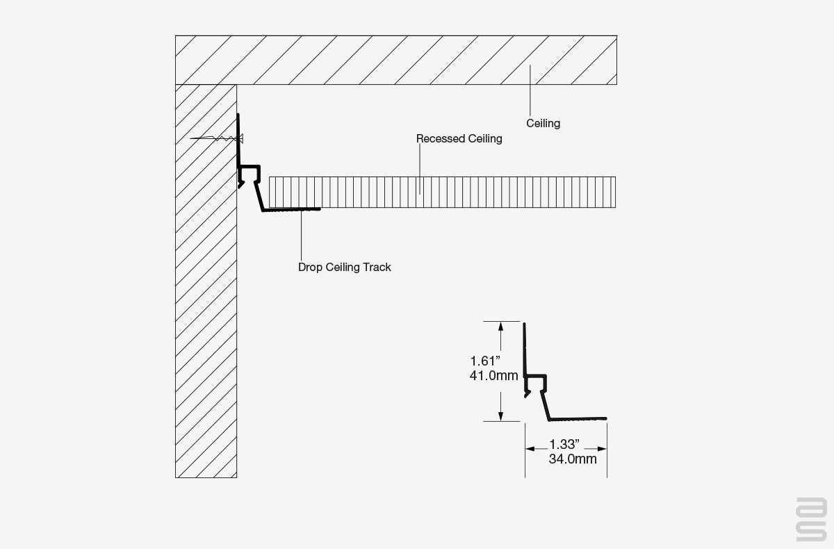 Drop Ceiling Track