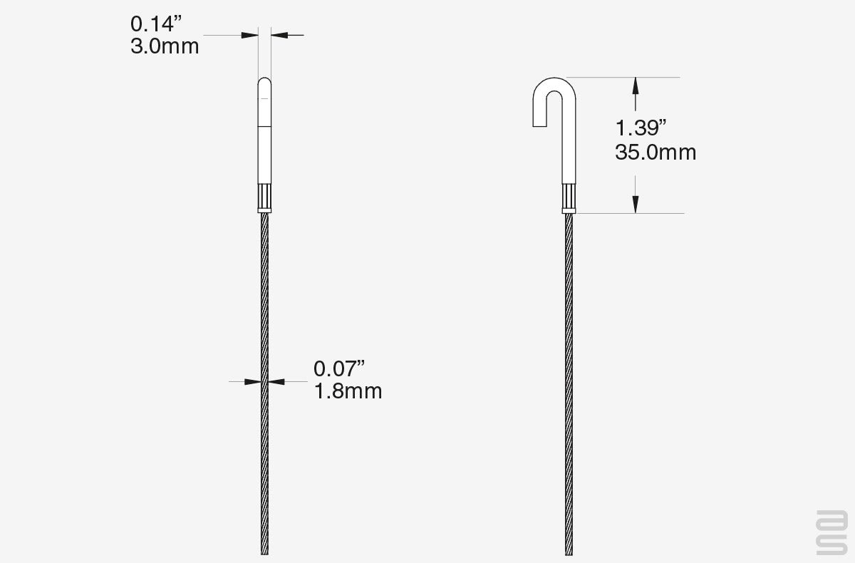 P-End Cable Spec Sheet
