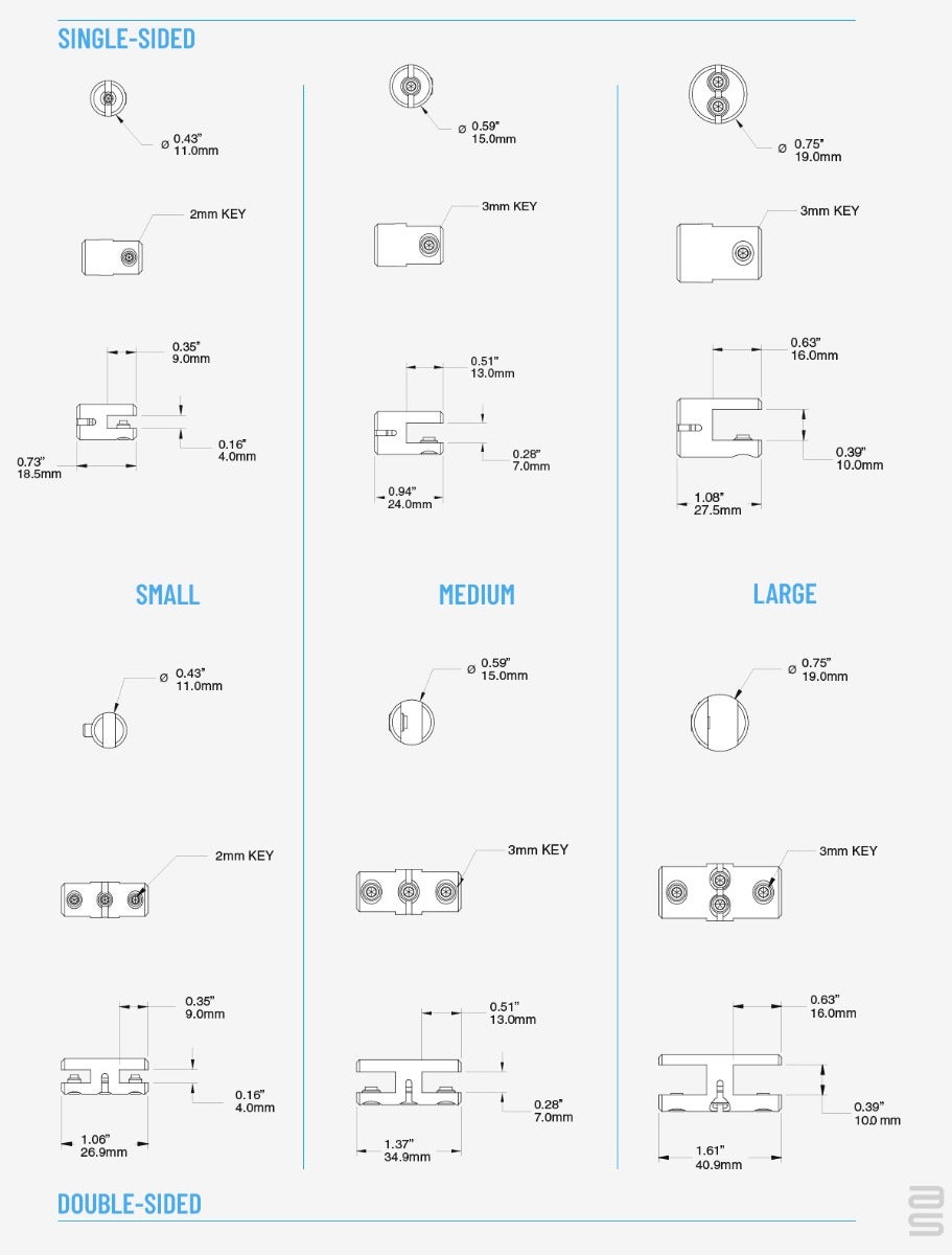 Pro-Side Clamp Specifications Specifications