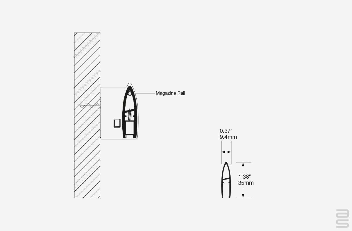 Magazine Hanger Rail