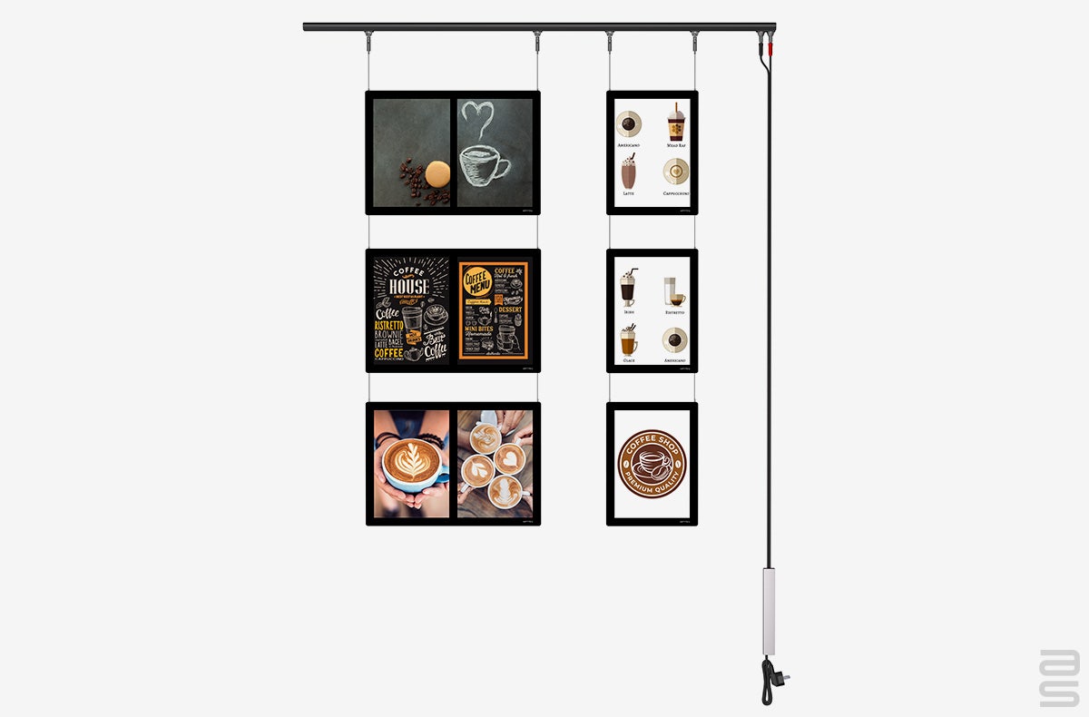 LED Panels with Track Hanging Kits LED Panels with Track Hanging Kits