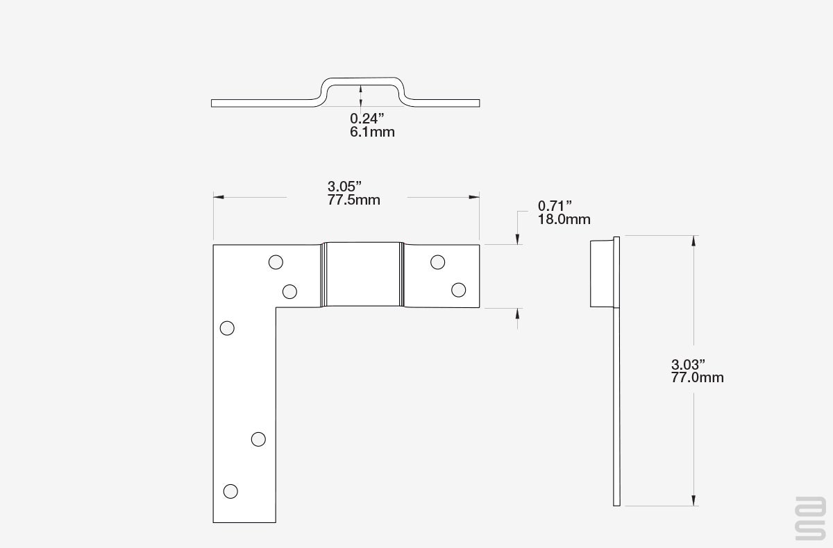 U5166 Picture Hangers L Shaped, Pair