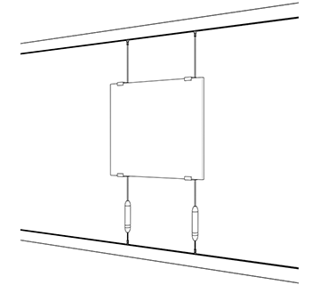 Click Rail Track Tensioned