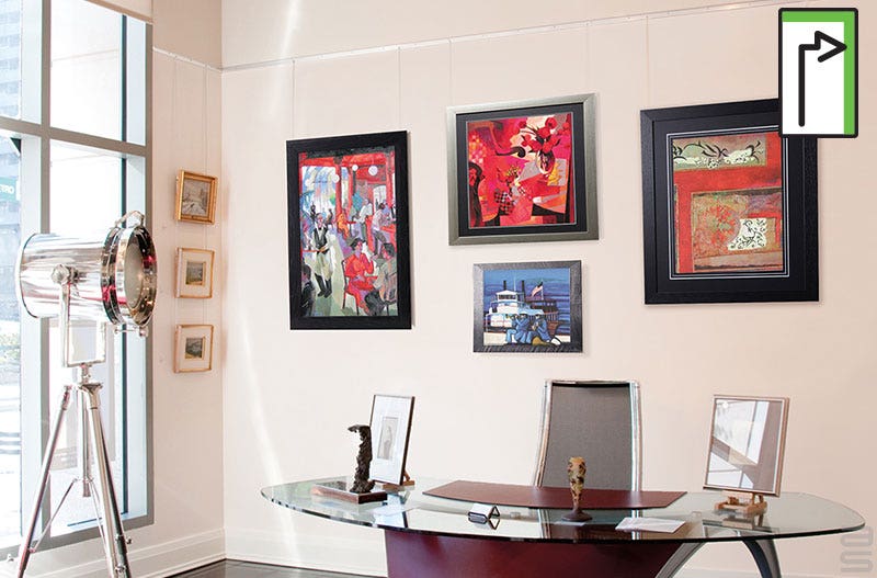 COLLECT ART, USE A GALLERY HANGING SYSTEM TO SHOW
