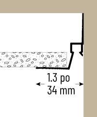 Rail plafond suspendu Rail plafond suspendu