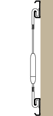 Classic Wall Track Tensioned Kit